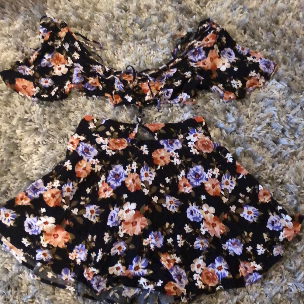 Floral Two-piece dress! F21!